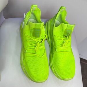 Vibrant Neon Green Men's Sneakers